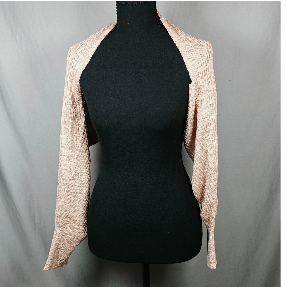Promesa Blush Pink Open-Front Shrug